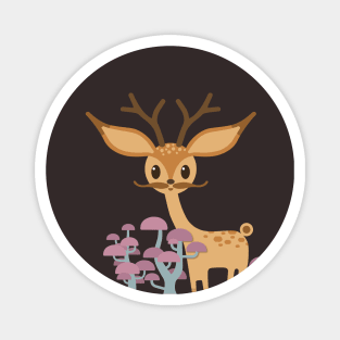 Deer & Shrubbery Magnet